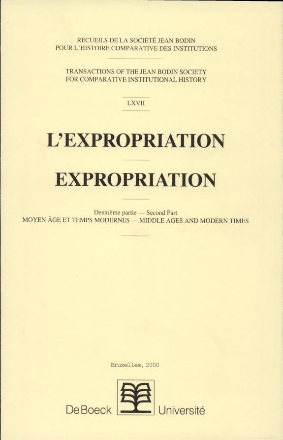 Couverture : L'expropriation