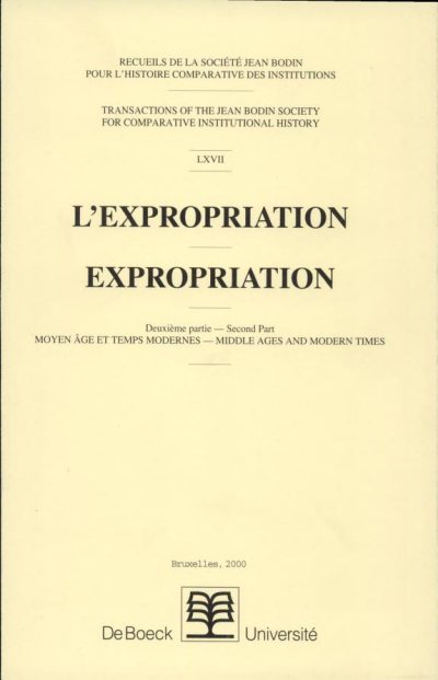 Couverture : L'expropriation