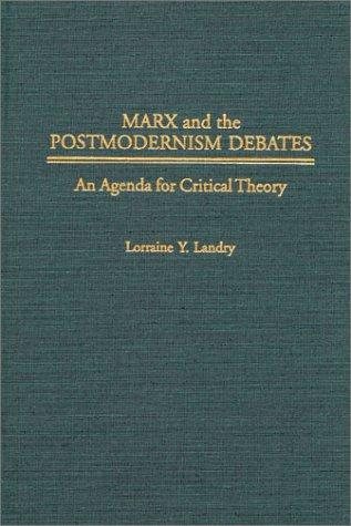 Couverture : Marx and the Postmodernism Debates