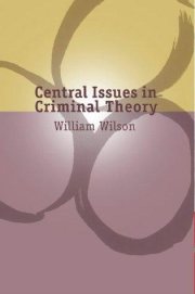 Couverture : CENTRAL ISSUES IN CRIMINAL THEORY.