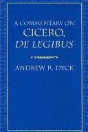 Couverture : A commentary on Cicero, De legibus