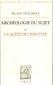 Couverture : Archéologie du sujet