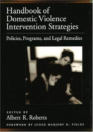 Couverture : Handbook of domestic violence intervention strategies