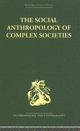 Couverture : Social Anthropology of Complex Societies