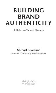 Couverture : Building brand authenticity