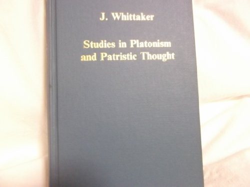 Couverture : Studies in Platonism and patristic thought