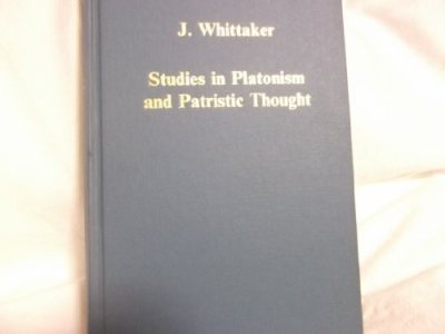 Couverture : Studies in Platonism and patristic thought