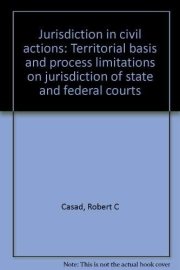 Couverture : Jurisdiction in civil actions