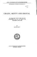 Couverture : Crazic, menty, and idiotal