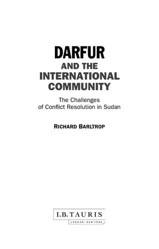 Couverture : Darfur and the international community