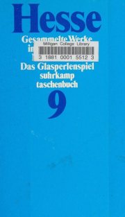 Couverture : Gesammelte Werke. Werkausgabe.