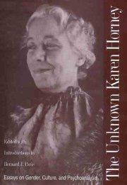 Couverture : The Unknown Karen Horney