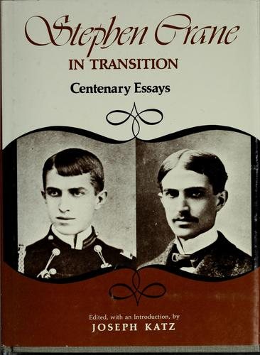 Couverture : Stephen Crane in transition