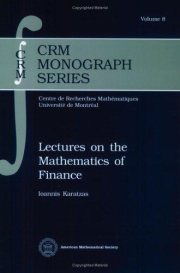 Couverture : Lectures on the Mathmatics of Finance (CRM Monograph)