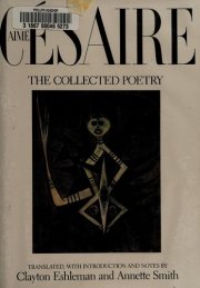 Couverture : Aime Cesaire, the collected poetry