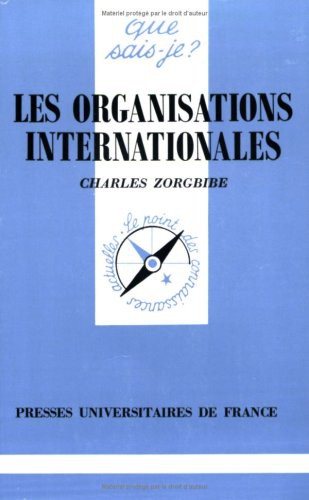 Couverture : LES ORGANISATIONS INTERNATIONALES QSJ 792