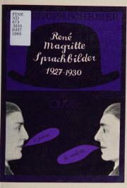 Couverture : René Magritte, Sprachbilder 1927-1930