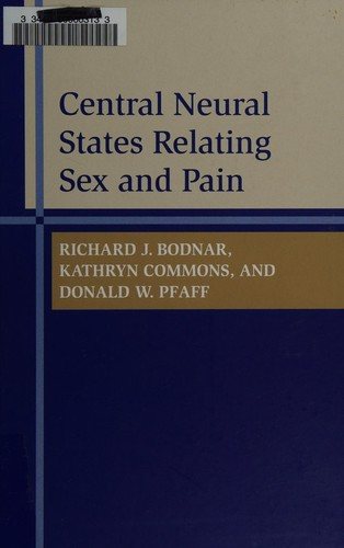 Couverture : Central neural states relating sex and pain