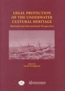 Couverture : Legal protection of the underwater cultural heritage