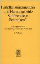 Couverture : Fortpflanzungsmedizin und Humangenetik, strafrechtliche Schranken?