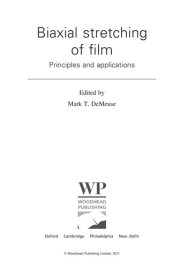 Couverture : Biaxial stretching of film