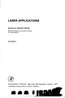 Couverture : Laser Applications