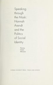 Couverture : Speaking through the mask