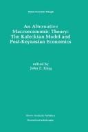 Couverture : An alternative macroeconomic theory