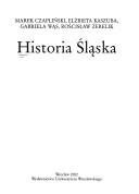 Couverture : Historia Śląska
