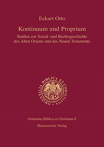 Couverture : Kontinuum und Proprium