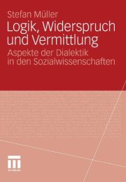 Couverture : Logik, Widerspruch und Vermittlung