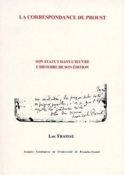 Couverture : La correspondance de Proust