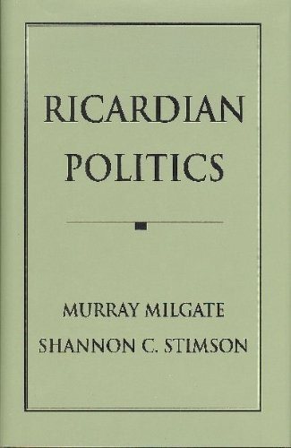 Couverture : Ricardian politics