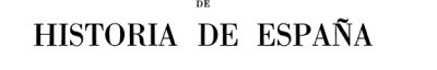 Couverture : Manual de historia de Espanña