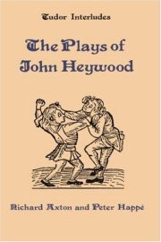 Couverture : The plays of John Heywood