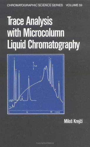 Couverture : Trace analysis with microcolumn liquid chromatography