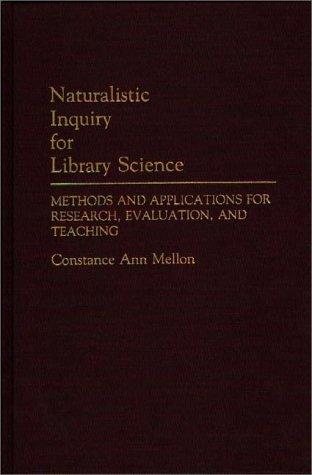 Couverture : Naturalistic inquiry for library science