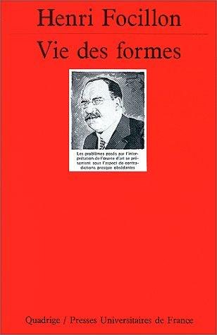 Couverture : La Vie des formes