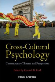 Couverture : Cross-cultural psychology