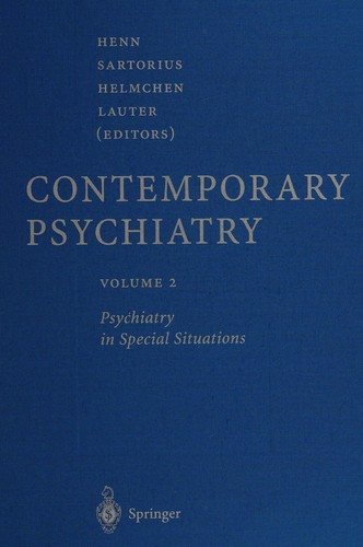 Couverture : Contemporary psychiatry