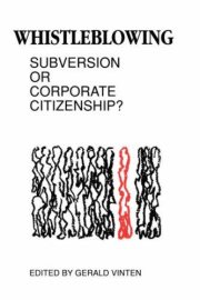 Couverture : Whistleblowing