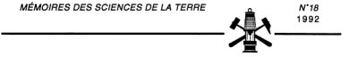 Couverture : Mineralogical and geochemical records of paleoweathering