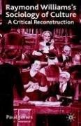 Couverture : Raymond Williams's Sociology of culture
