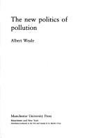 Couverture : The new politics of pollution