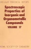 Couverture : Spectroscopic Properties of Inorganic and Organometallic Compounds