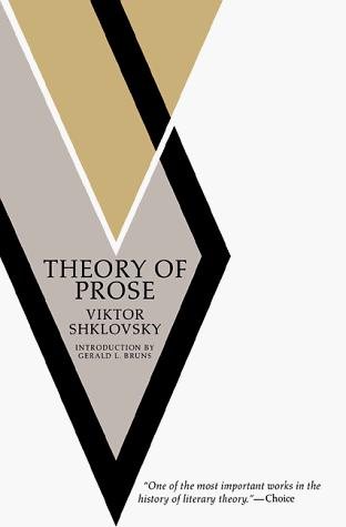 Couverture : Theory of prose
