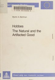 Couverture : Hobbes, the natural and the artifacted good