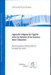 Couverture : Approche intégrée de l'égalité entre les femmes et les hommes dans l'éducation