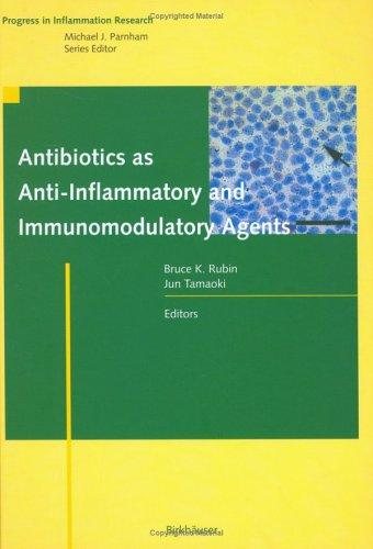 Couverture : Antibiotics as Anti-Inflammatory and Immunomodulatory Agents (Progress in Inflammation Research)