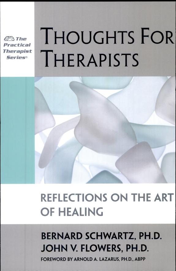 Couverture : Thoughts for therapists